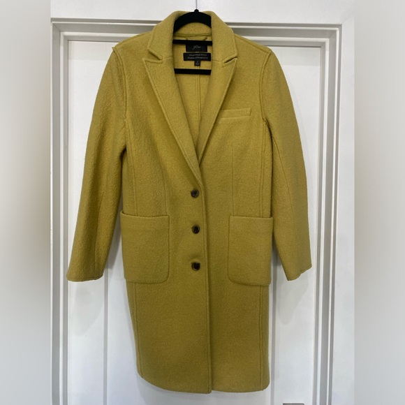 EUC J.Crew Olga Boiled Wool Topcoat - Picture 4 of 7